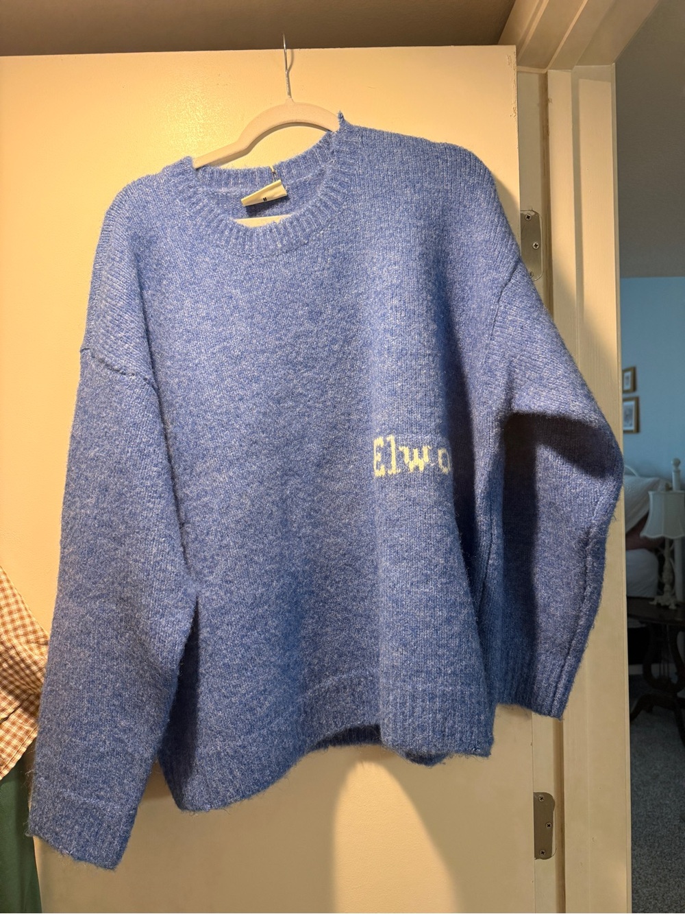 Elwood Men's Crewneck Sweater in Heather Blue - Sold Out In Store!